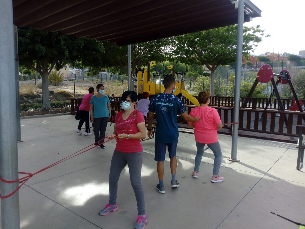 Grupos de entrenamiento de la Fundación Canaria Lidia García